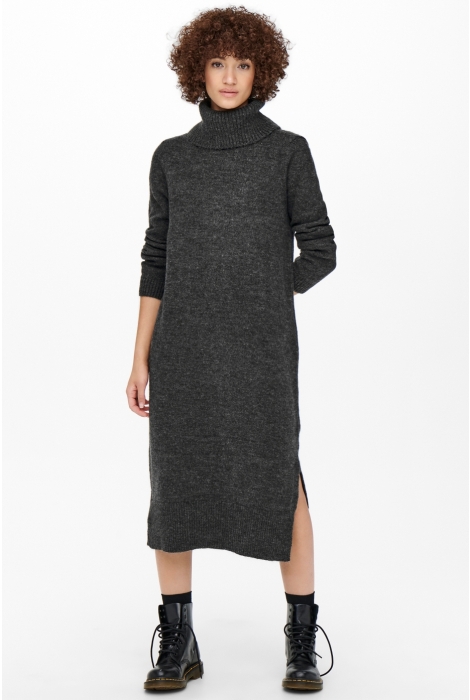 Only onlbrandie l/s rollneck dress knt n