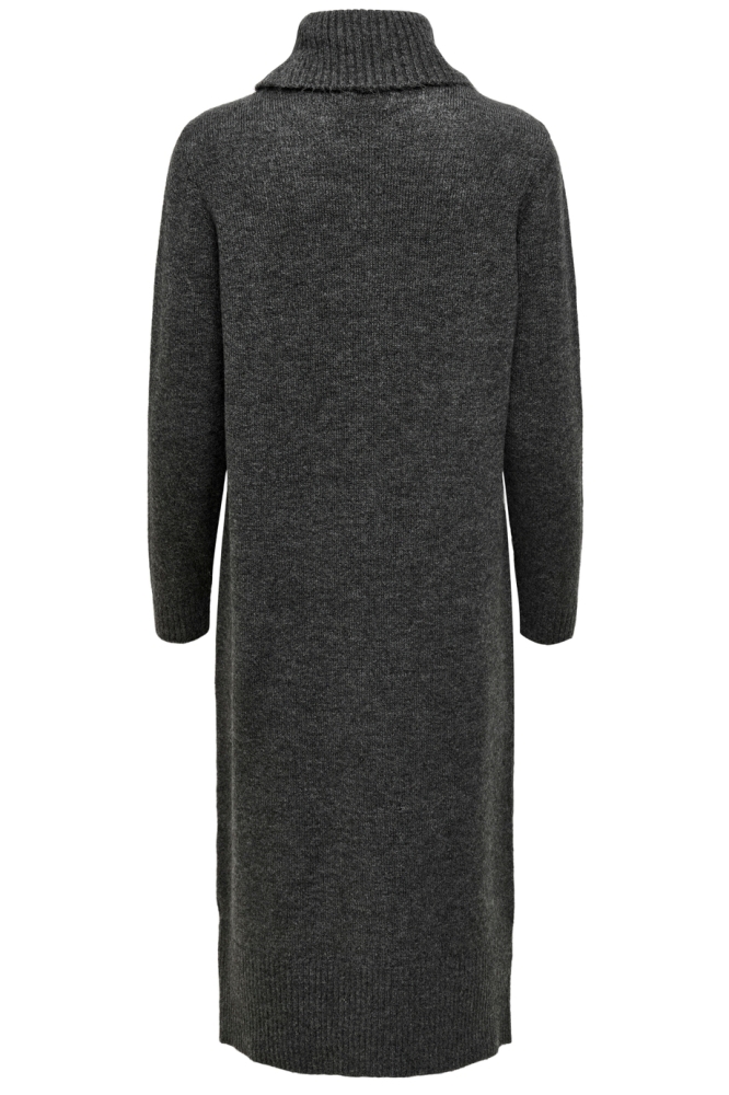 ONLBRANDIE L/S ROLLNECK DRESS KNT N 15214595 DARK GREY MELANGE