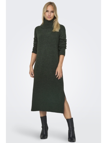 Only Jurk ONLBRANDIE L/S ROLLNECK DRESS KNT N 15214595 GREEN GABLES