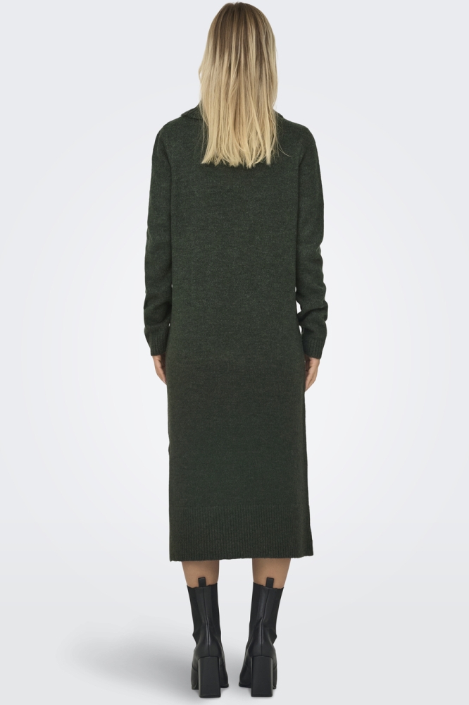 ONLBRANDIE L/S ROLLNECK DRESS KNT N 15214595 GREEN GABLES