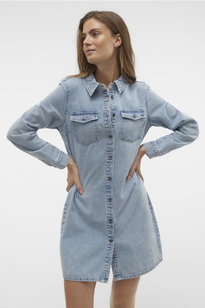 Denim jurk vero moda sale