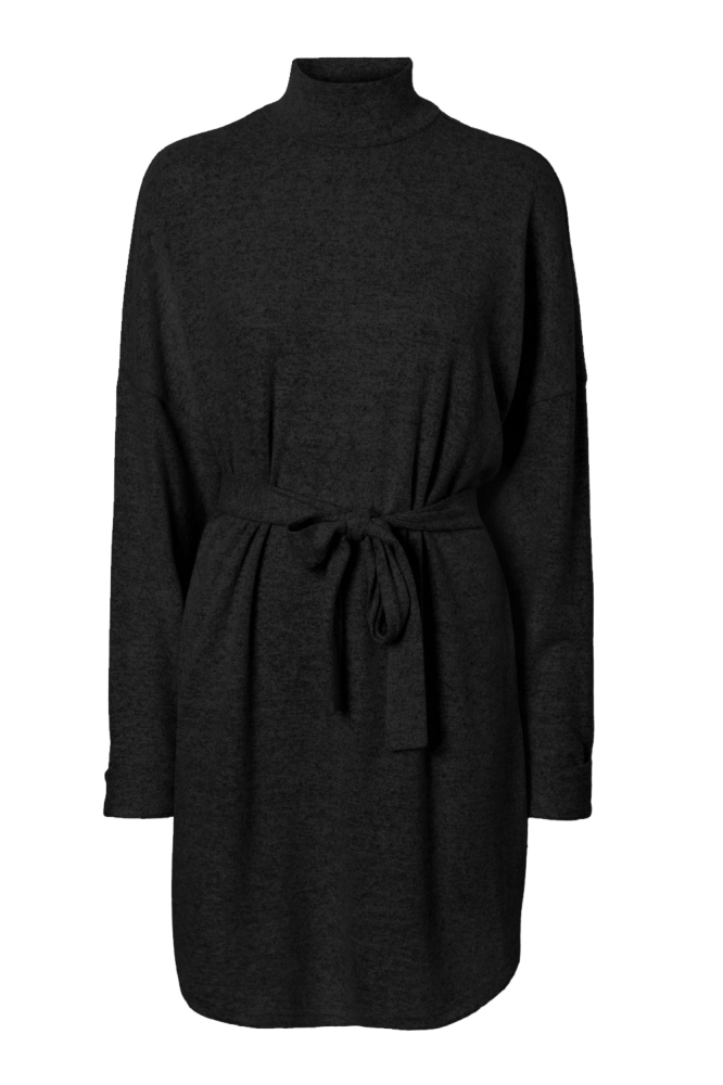 NMCITY AVA L/S SHORT DRESS NOOS 27013883 BLACK