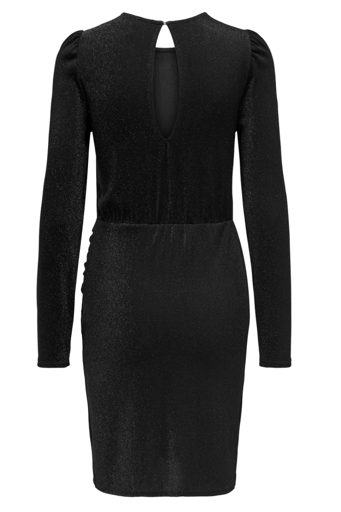 ONLRICH L/S GLITTER DRESS JRS 15278046 BLACK/BLACK GLIT