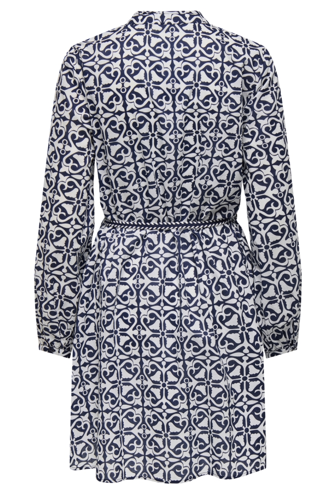 JDYANNA S/S BELT DRESS WVN 15351014 NAVY BLAZER