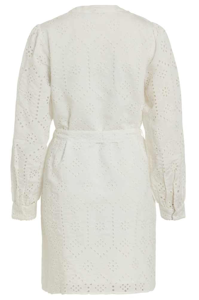 VISINE L/S SHORT DRESS 14106078 BRIGHT WHITE