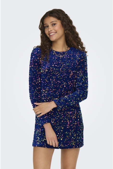 Only onlanika sequin ls dress wvn