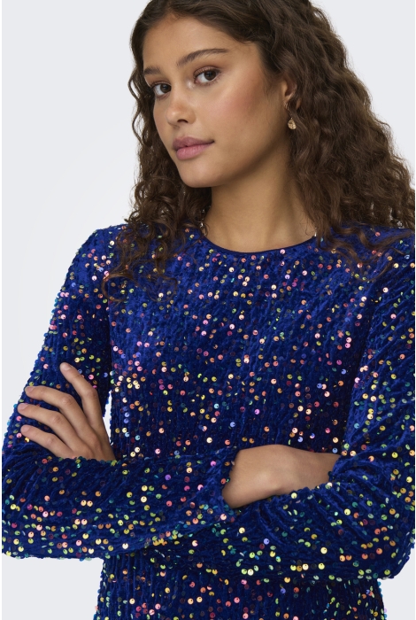 Only onlanika sequin ls dress wvn