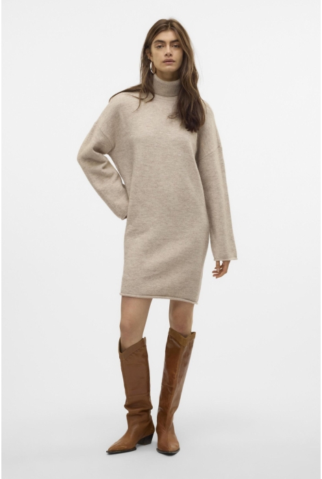 Vero Moda vmgemma ls roll neck knit dress vma