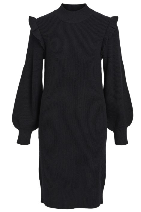 Object objmalena l/s ruffle knit dress noo