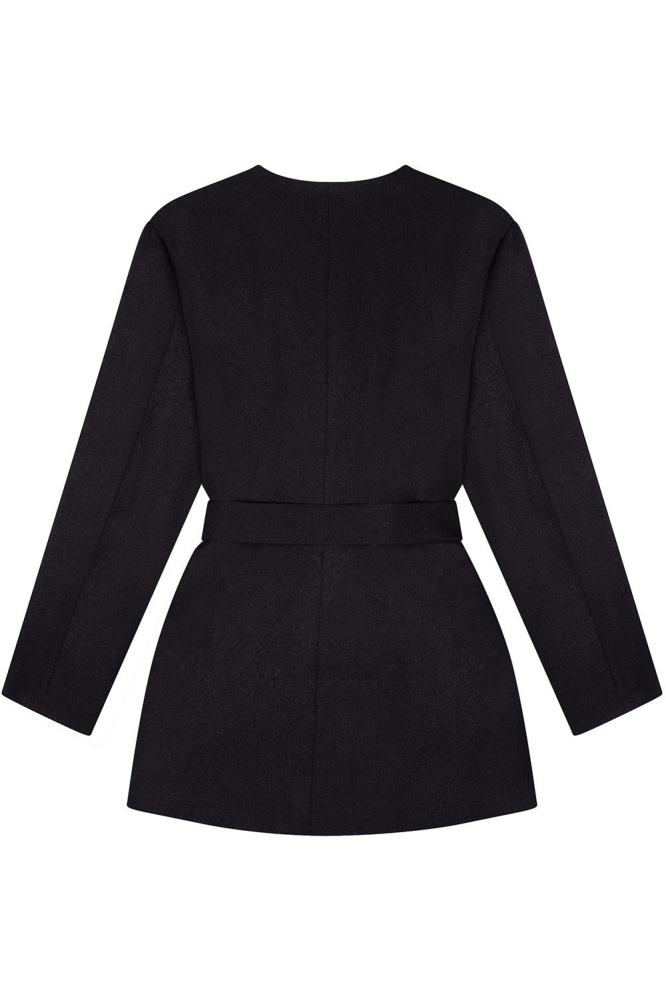 MAAN KNITTED BLAZER DRESS R2411453636 999 BLACK