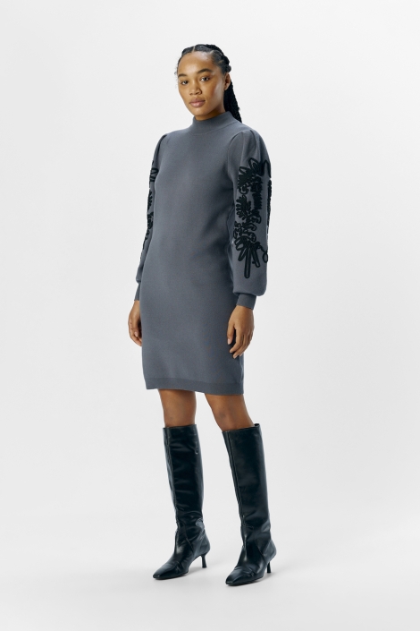 Object objjoana l/s knit dress rep