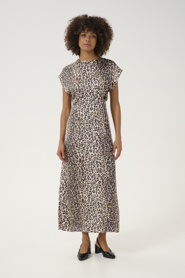 Culture Jurk CULEONA BERNA LONG DRESS 50111704 107355 Leopard