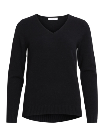 Vila Trui VIRIL L/S V-NECK KNIT TOP-NOOS 14042769 Black