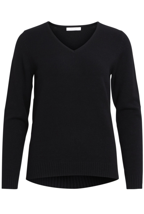 Vila viril l/s v-neck knit top-noos