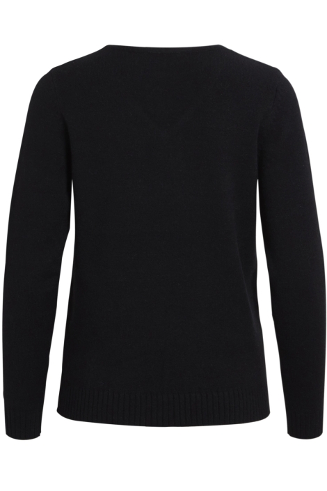 Vila viril l/s v-neck knit top-noos