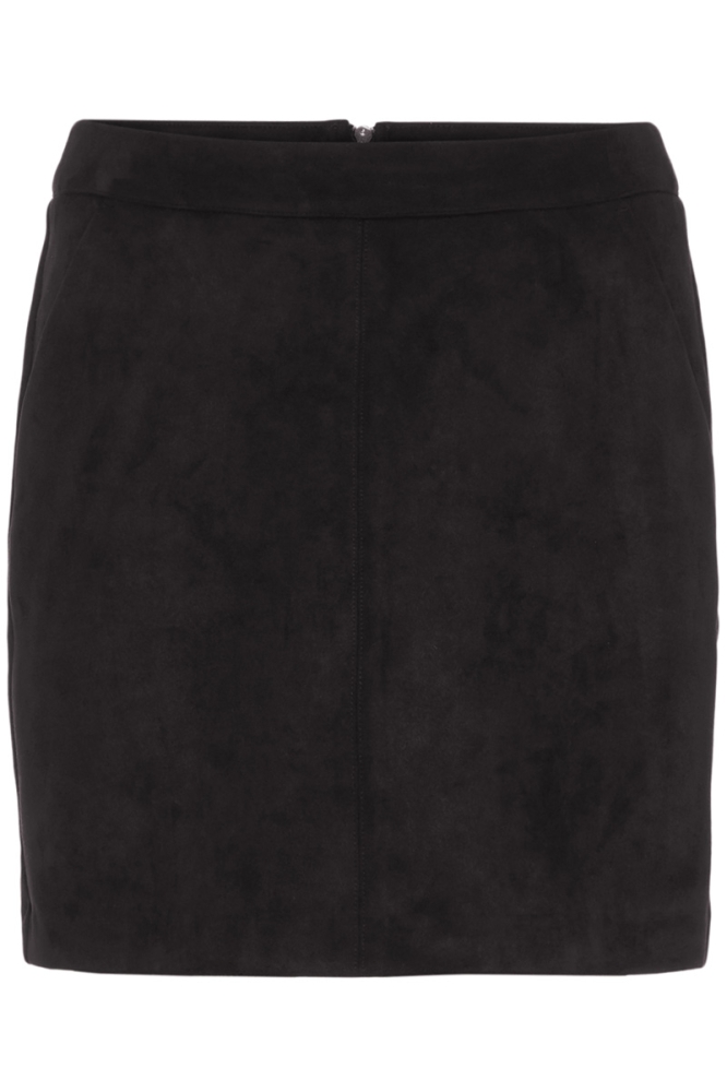 VMDONNADINA FAUX SUEDE SHORT SKIRT 10210430 Black