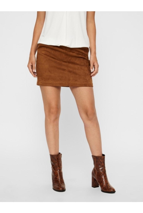 Vero Moda vmdonnadina faux suede short skirt