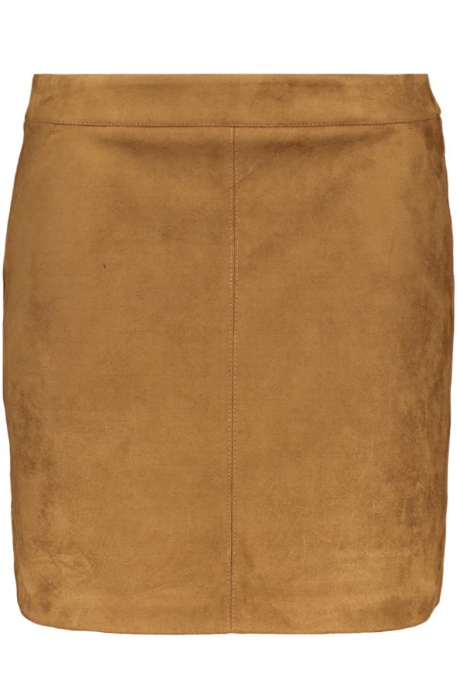 VMDONNADINA FAUX SUEDE SHORT SKIRT 10210430 Cognac