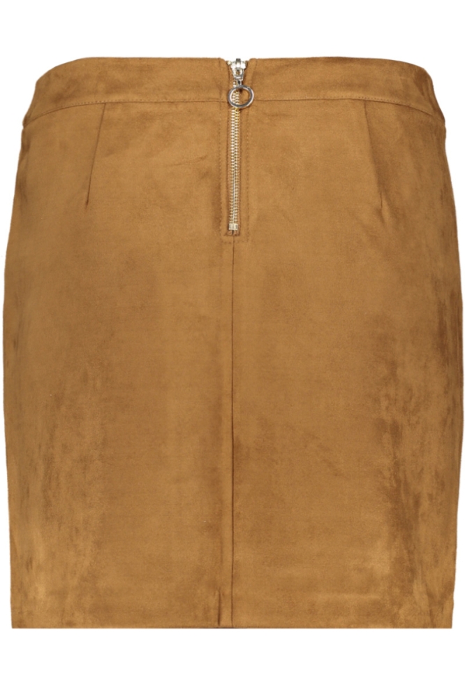 VMDONNADINA FAUX SUEDE SHORT SKIRT 10210430 Cognac