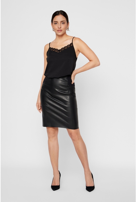 Vero Moda vmbuttersia hw coated skirt noos