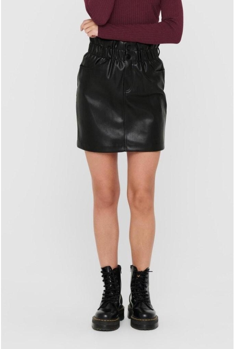 Only onlmaiya-miri faux leather skirt cc