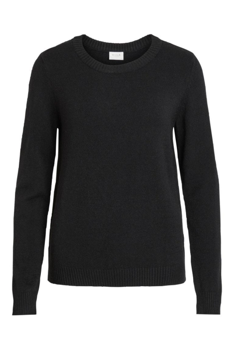 Vila viril o-neck l/s knit top - noos