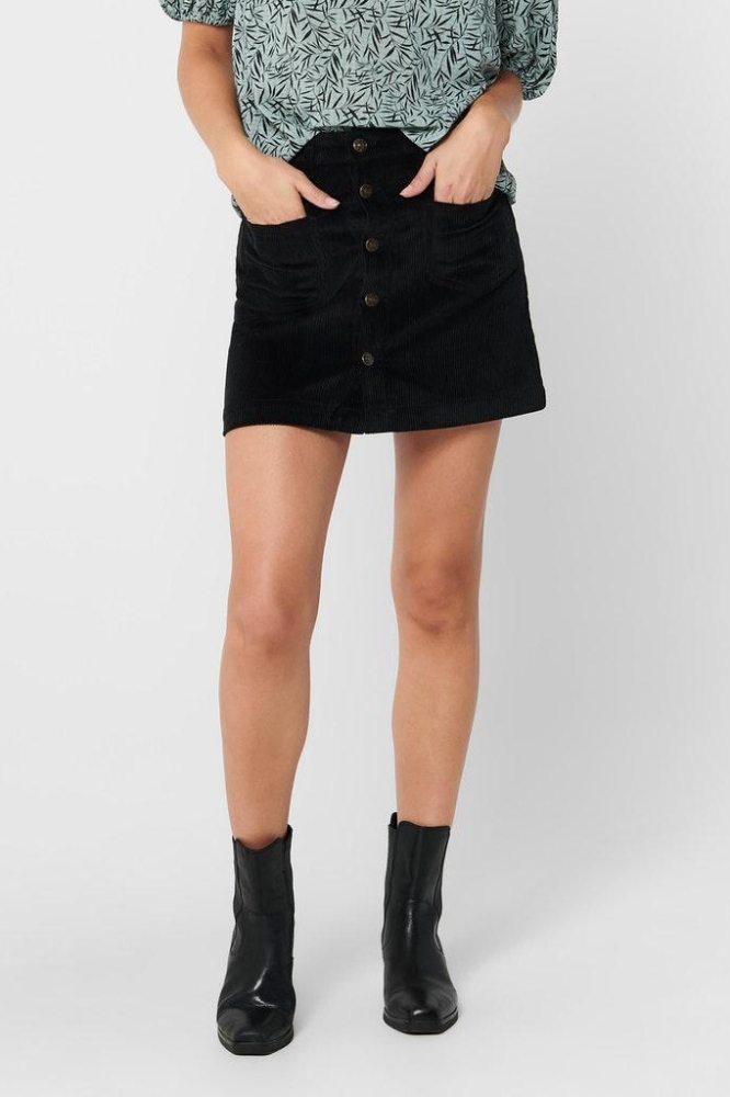 ONLAMAZING HW CORD LIFE SKIRT PNT N 15182080 Black