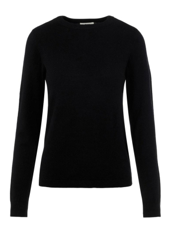 Object Trui OBJTHESS L/S O-NECK KNIT PULLOVER N 23034469 BLACK