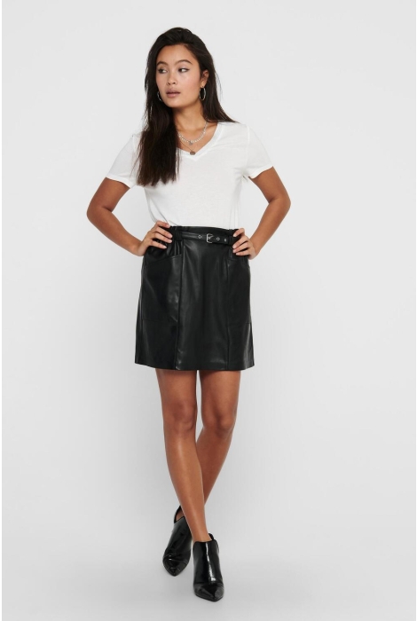 Only onlheidi faux leather skirt otw noo