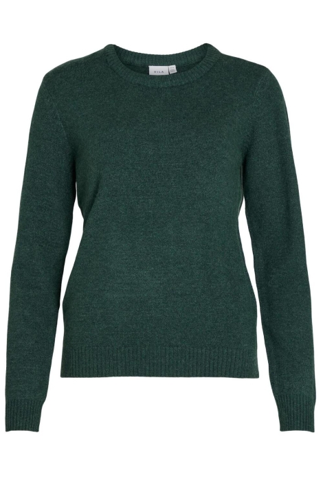 Vila viril o-neck l/s knit top - noos