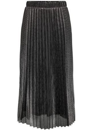 Only Rok ONLSHOW SHINE PLISSE SKIRT JRS 15310184 Black/Gun metal