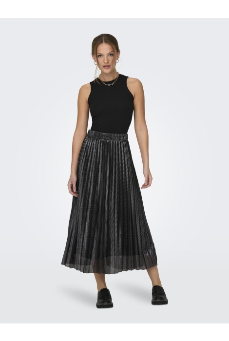 Only onlshow shine plisse skirt jrs