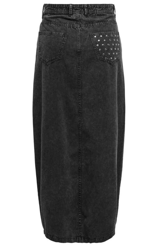 ONLMANJA STUDED LONG SKIRT OTW 15319659 Black