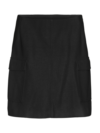 Vero Moda Rok VMFORTUNEEMMY HW SHORT SKIRT GA BOO 10311848 BLACK