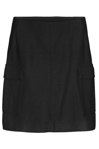 Vero Moda Rok VMFORTUNEEMMY HW SHORT SKIRT GA BOO 10311848 BLACK