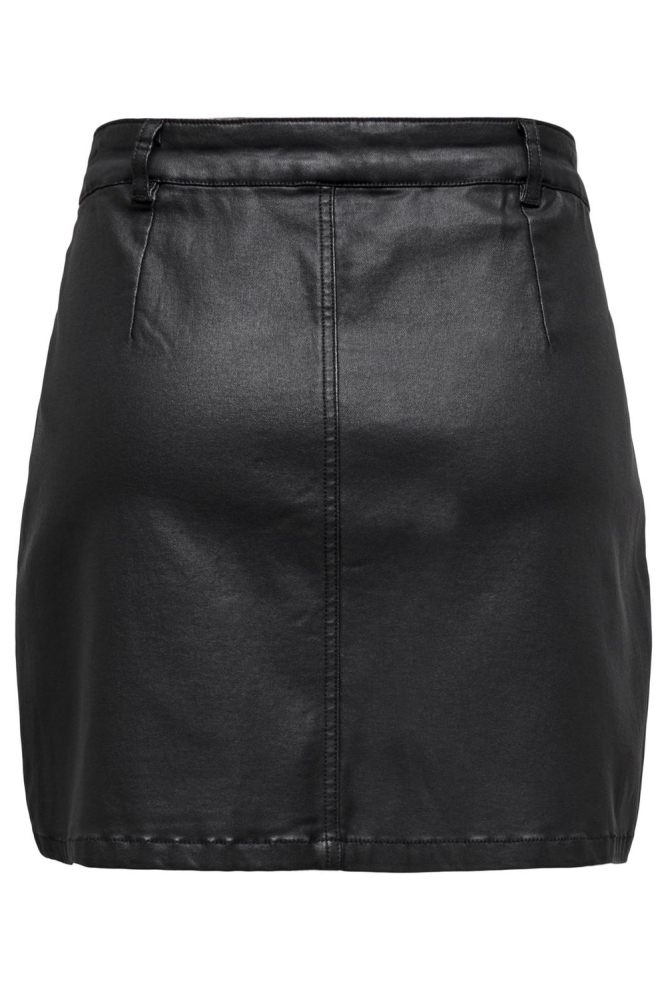 JDYNEWTHUNDER COATED SKIRT PNT DIA 15328297 BLACK