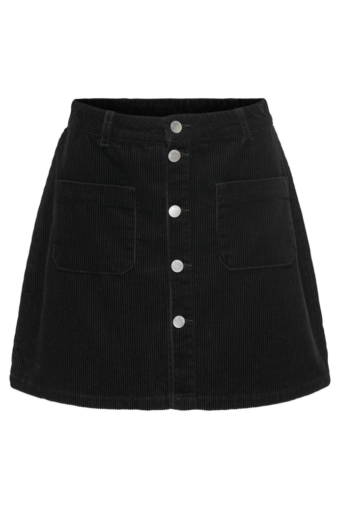 JDYSHIRAZ CORDUROY SKIRT PNT DIA 15220695 BLACK