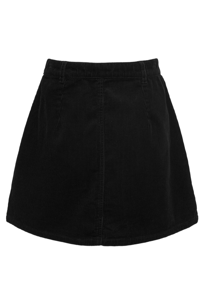 JDYSHIRAZ CORDUROY SKIRT PNT DIA 15220695 BLACK