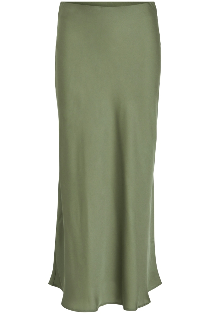 VIELLETTE HW LONG SKIRT - NOOS 14084182 Oil Green