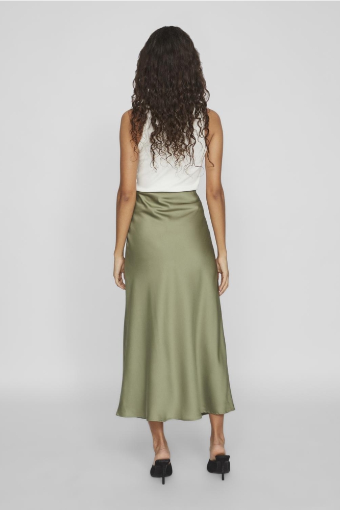 VIELLETTE HW LONG SKIRT - NOOS 14084182 Oil Green