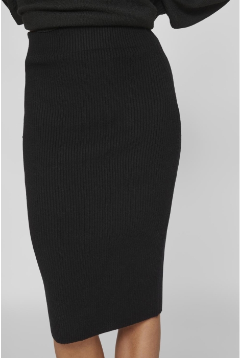 Vila viril pencil hw knit skirt - noos