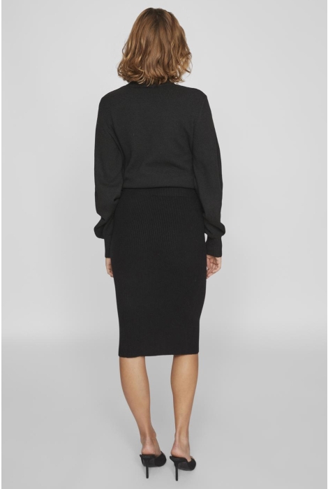 Vila viril pencil hw knit skirt - noos