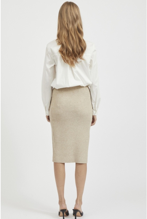 Vila viril pencil hw knit skirt - noos