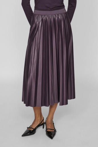 Vila Rok VINITBAN SKIRT - NOOS 14063241 PLUM PERFECT