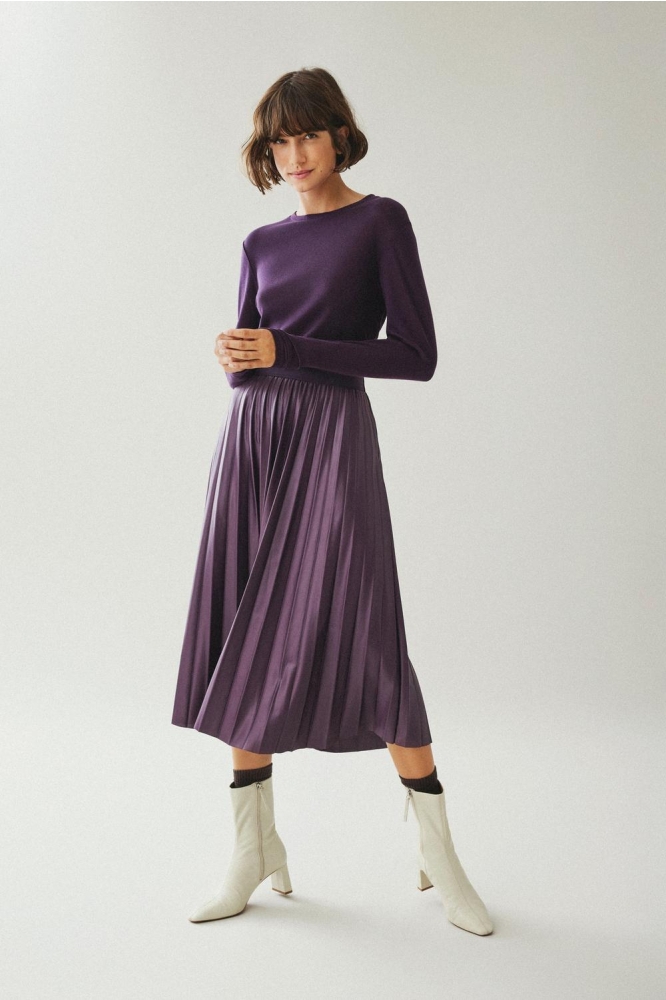 VINITBAN SKIRT - NOOS 14063241 PLUM PERFECT