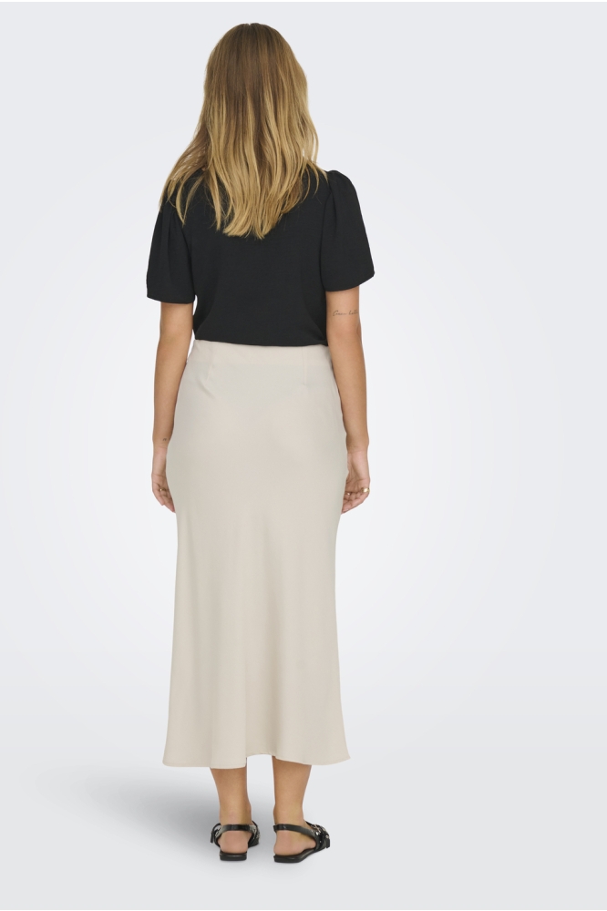 JDYURBA MW SKIRT WVN 15304905 SANDSHELL