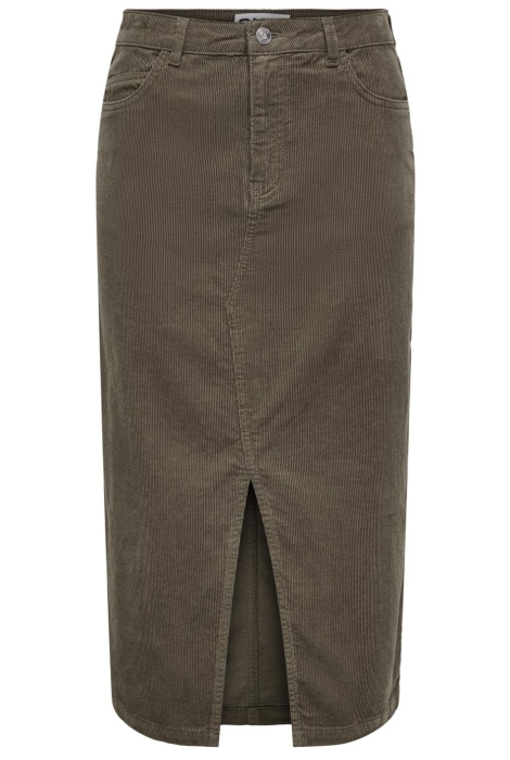 Only onlmoxie hw long slit cord skirt cc