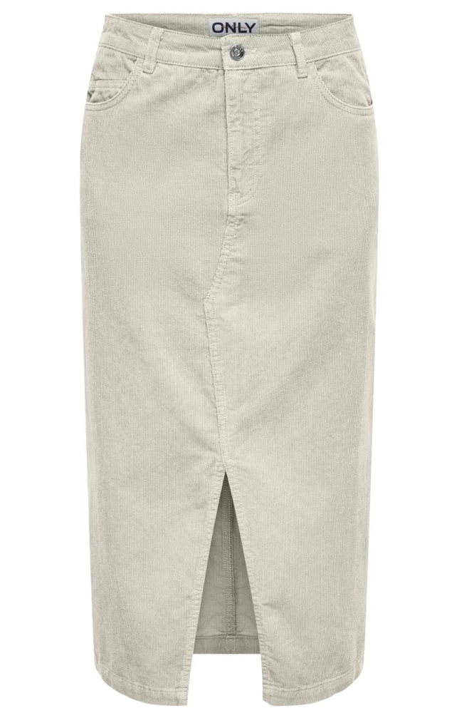 ONLMOXIE HW LONG SLIT CORD SKIRT CC 15325088 PUMICE STONE