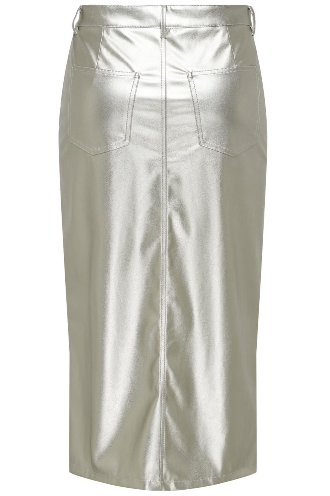 ONLLOLA-ELYNA HW METAL LONG SKIRT P 15328037 SILVER