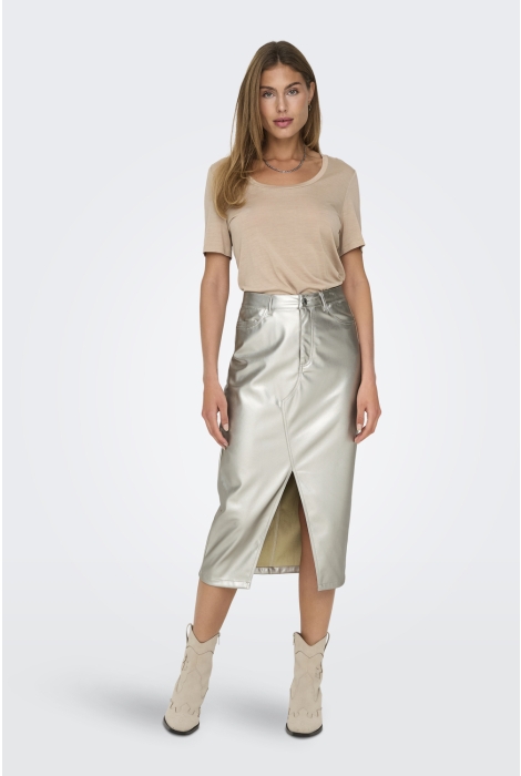 Only onllola-elyna hw metal long skirt p